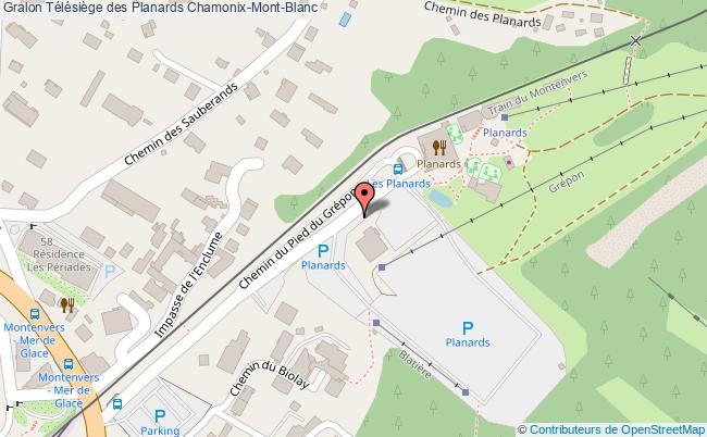 plan Télésiège Des Planards Chamonix-mont-blanc Chamonix-Mont-Blanc