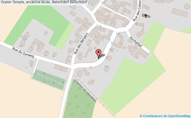 plan Temple, Ancienne école, Betschdorf Betschdorf Betschdorf