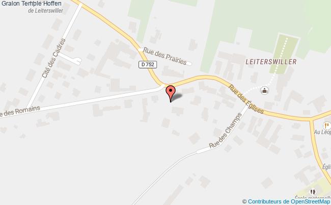 plan Temple Hoffen Hoffen