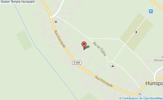 plan Temple Hunspach Hunspach