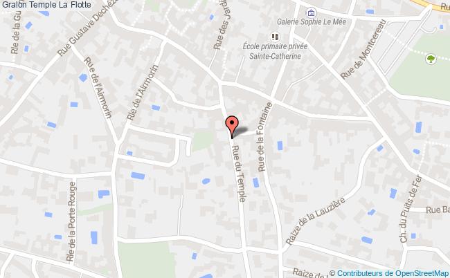 plan Temple La Flotte La Flotte