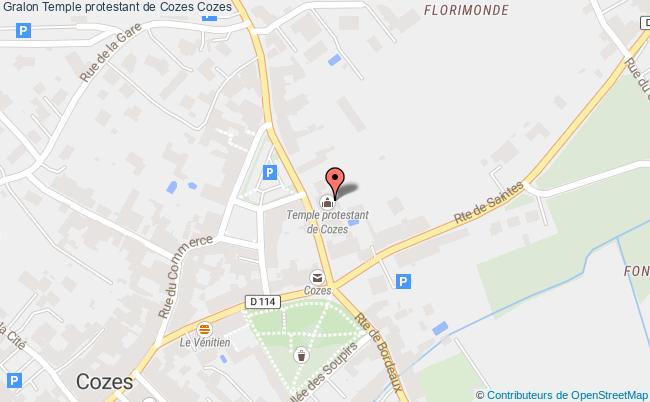 plan Temple Protestant De Cozes Cozes Cozes