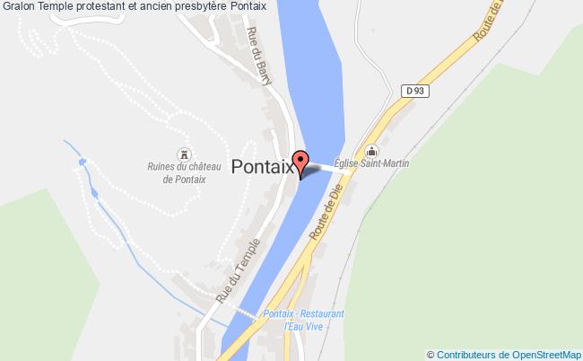 plan Temple Protestant Et Ancien Presbytère Pontaix Pontaix