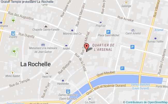 plan Temple Protestant La Rochelle La Rochelle