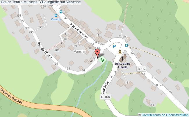 plan Tennis Municipaux Bellegarde-sur-valserine Bellegarde-sur-Valserine