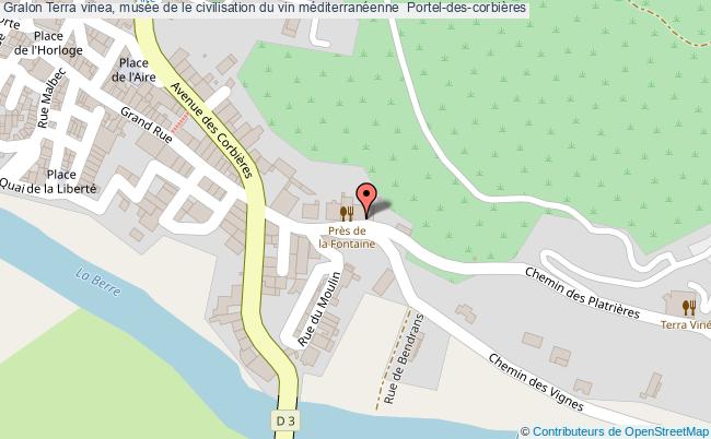 plan Terra Vinea, Musée De Le Civilisation Du Vin Méditerranéenne Portel-des-corbières Portel-des-corbières