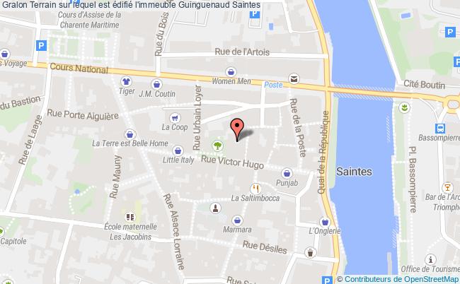 Terrain sur lequel est édifié l'immeuble Guinguenaud