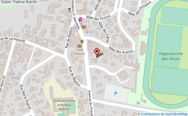 plan Thalmar Biarritz Biarritz