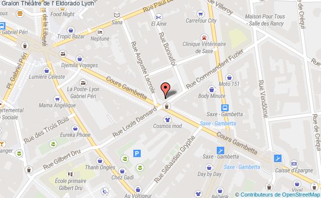 plan Théâtre De L' Eldorado Lyon Lyon