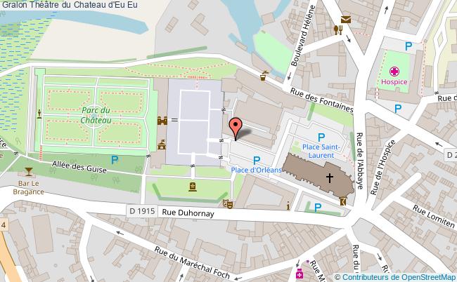 plan Théâtre Du Chateau D'eu Eu Eu