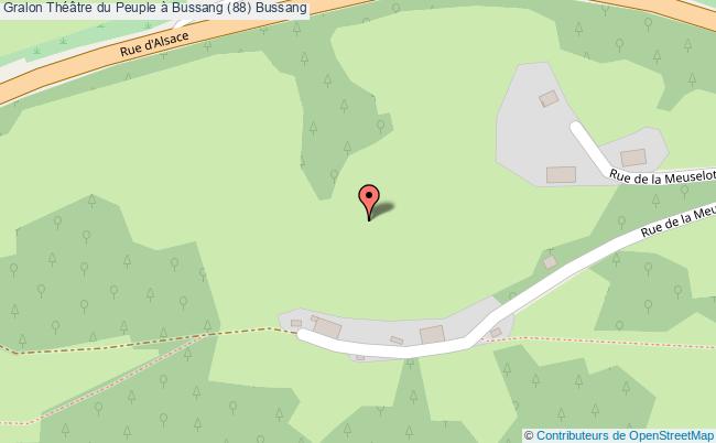 plan Théâtre Du Peuple à Bussang (88) Bussang Bussang