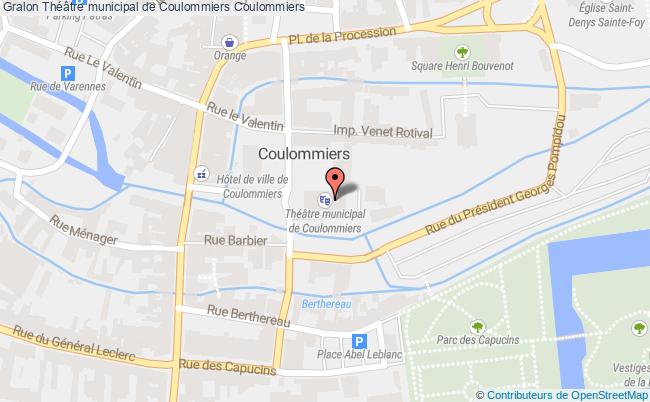 plan Théâtre Municipal De Coulommiers Coulommiers Coulommiers