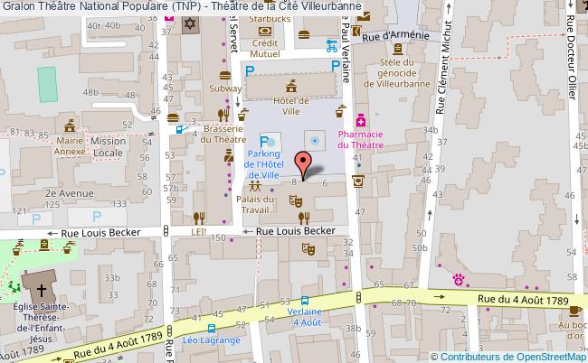 Théâtre National Populaire (TNP) - Théâtre de la Cité