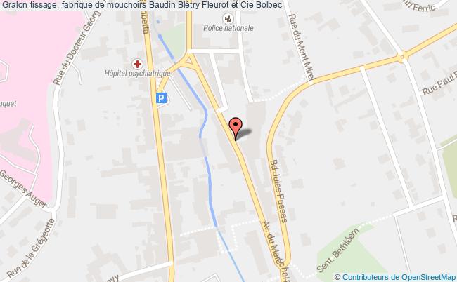 tissage, fabrique de mouchoirs Baudin Blétry Fleurot et Cie