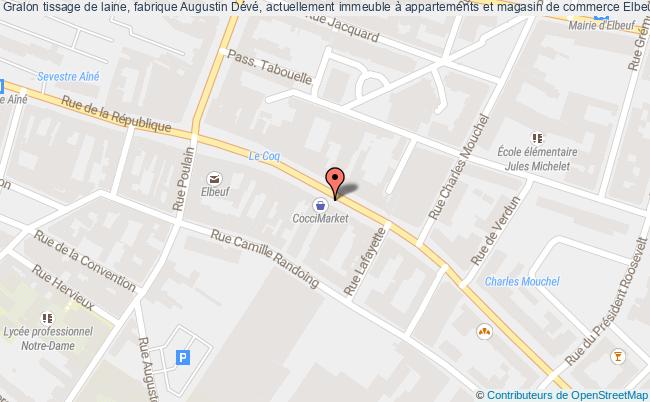 plan Tissage De Laine, Fabrique Augustin Dévé, Actuellement Immeuble à Appartements Et Magasin De Commerce Elbeuf Elbeuf