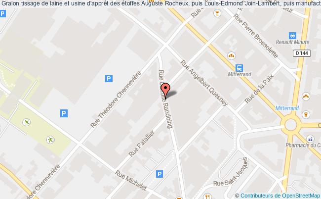 plan Tissage De Laine Et Usine D'apprêt Des étoffes Auguste Rocheux, Puis Louis-edmond Join-lambert, Puis Manufacture De Nouveautés Samson Lepesqueur, Puis Gasse Et Canthelou, Actuellement Magasins De Comm Elbeuf Elbeuf