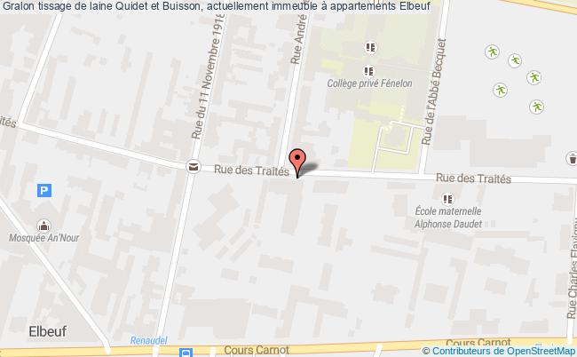 plan Tissage De Laine Quidet Et Buisson, Actuellement Immeuble à Appartements Elbeuf Elbeuf