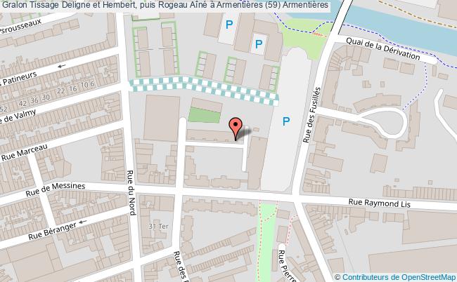 Tissage Deligne et Hembert, puis Rogeau Aîné à Armentières (59)