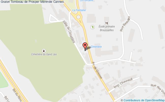 Tombeau de Prosper Mérimée