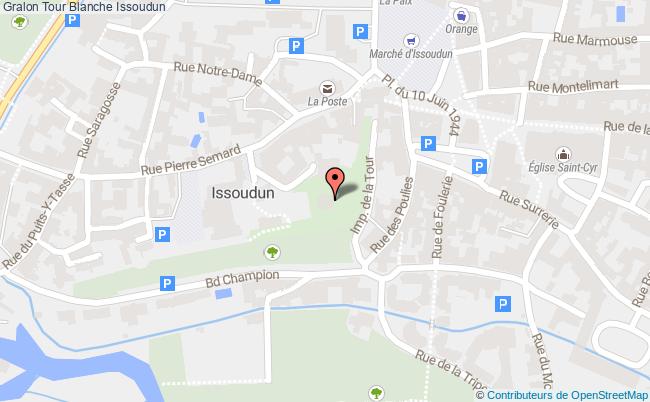 plan Tour Blanche Issoudun Issoudun