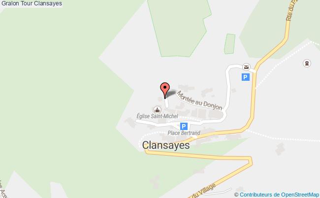 plan Tour Clansayes Clansayes
