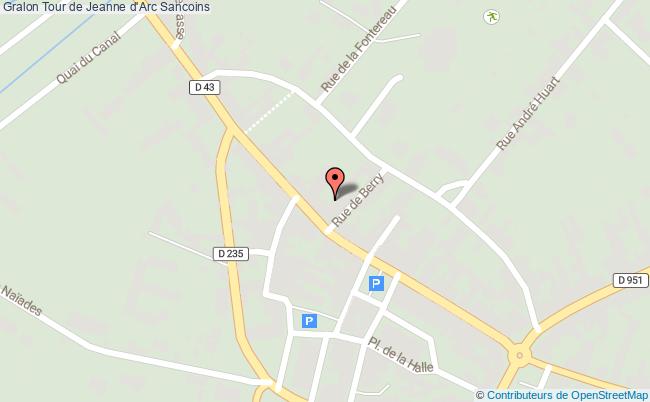 plan Tour De Jeanne D'arc Sancoins Sancoins