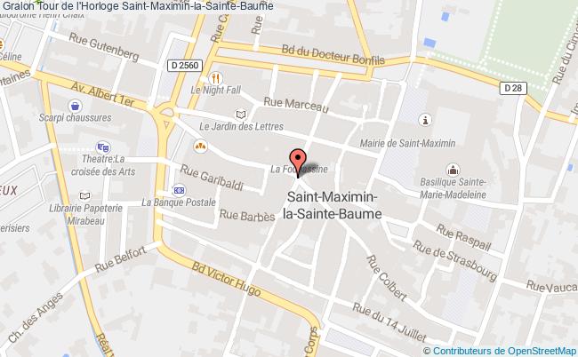 plan Tour De L'horloge Saint-maximin-la-sainte-baume Saint-Maximin-la-Sainte-Baume