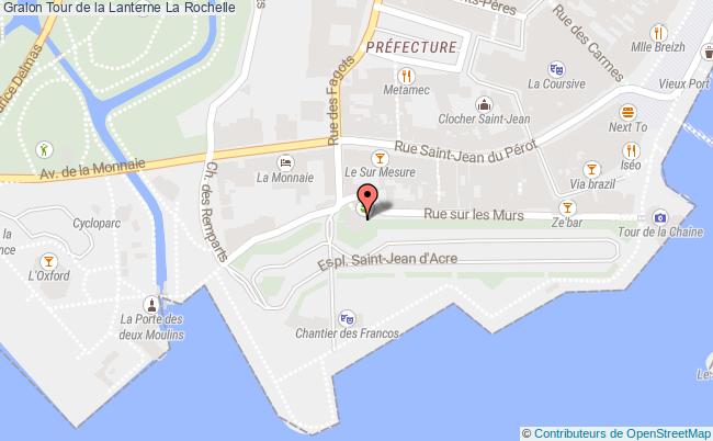 plan Tour De La Lanterne La Rochelle La Rochelle