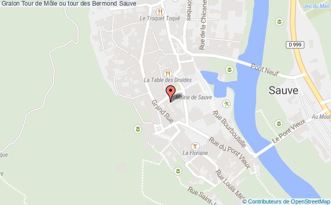 plan Tour De Môle Ou Tour Des Bermond Sauve Sauve