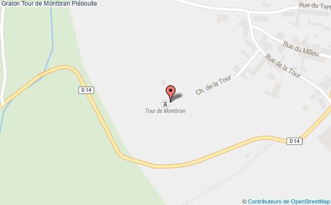 plan Tour De Montbran Pléboulle Pléboulle
