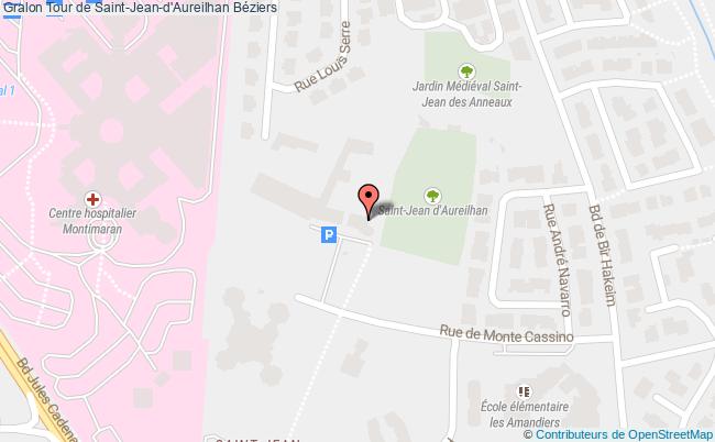 plan Tour De Saint-jean-d'aureilhan Béziers Béziers