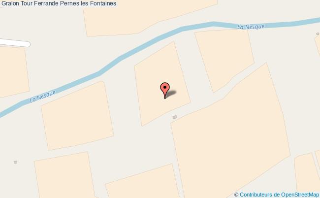 plan Tour Ferrande Pernes Les Fontaines Pernes les Fontaines