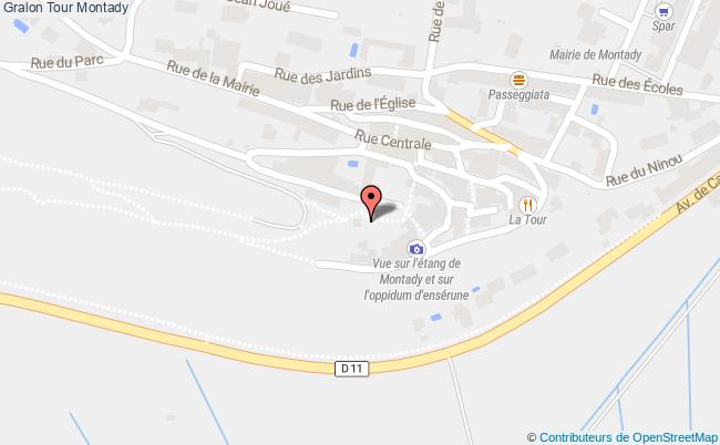 plan Tour Montady Montady