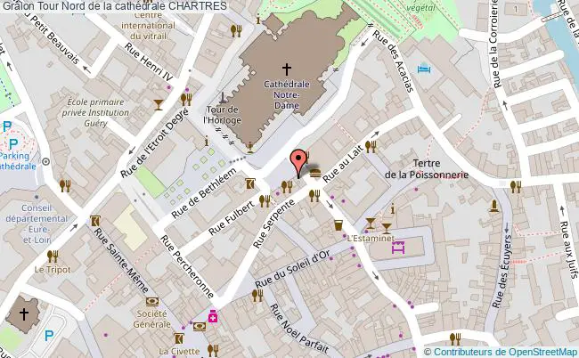 plan Tour Nord De La Cathédrale Chartres CHARTRES
