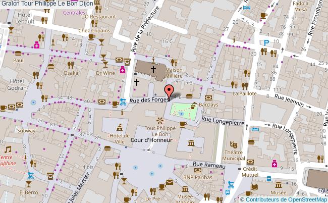 plan Tour Philippe Le Bon Dijon Dijon