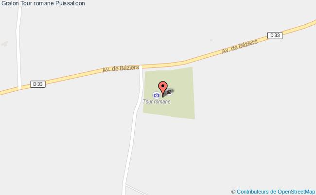 Tour romane Puissalicon tourisme