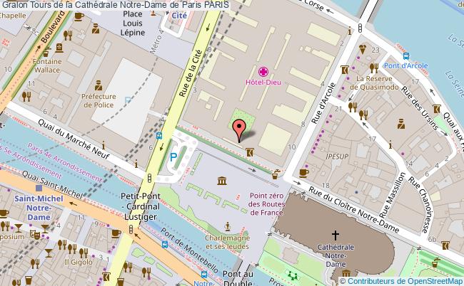 plan Tours De La Cathédrale Notre-dame De Paris Paris PARIS