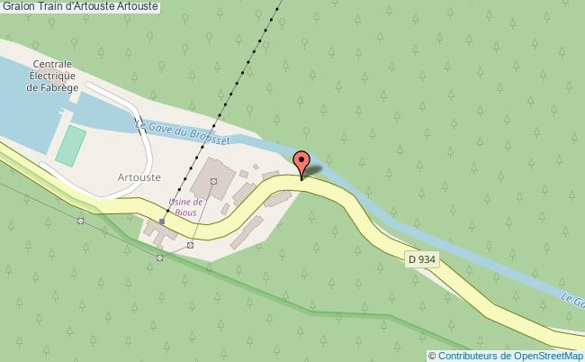 plan Train D'artouste Artouste Artouste