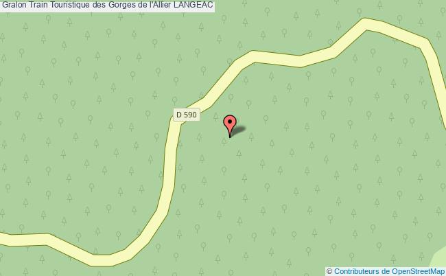 plan Train Touristique Des Gorges De L'allier Langeac LANGEAC
