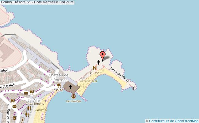 plan Trésors 66 - Cote Vermeille Collioure Collioure