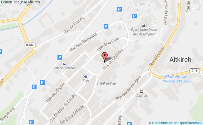 plan Tribunal Altkirch Altkirch