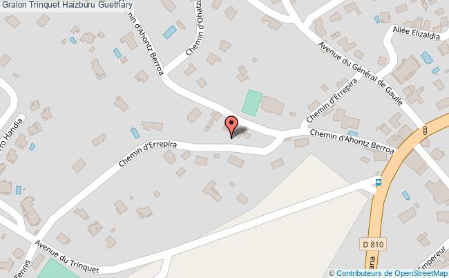 plan Trinquet Haizburu Guethary Guethary