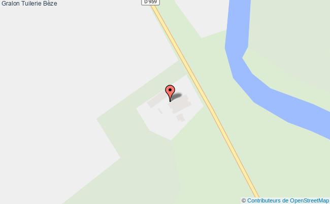 plan Tuilerie Bèze Bèze