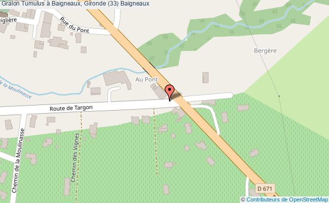Tumulus à Baigneaux, Gironde (33)