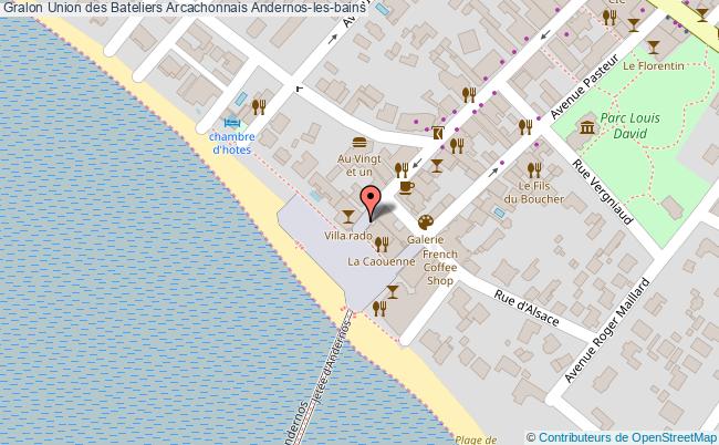 plan Union Des Bateliers Arcachonnais Andernos-les-bains Andernos-les-bains
