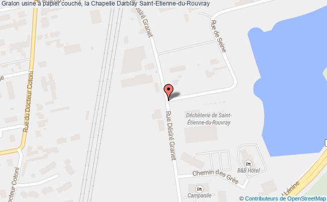 plan Usine à Papier Couché, La Chapelle Darblay Saint-etienne-du-rouvray Saint-Etienne-du-Rouvray