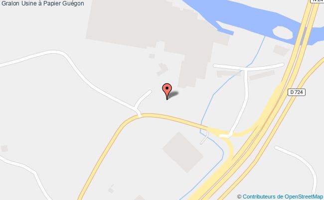 plan Usine à Papier Guégon Guégon