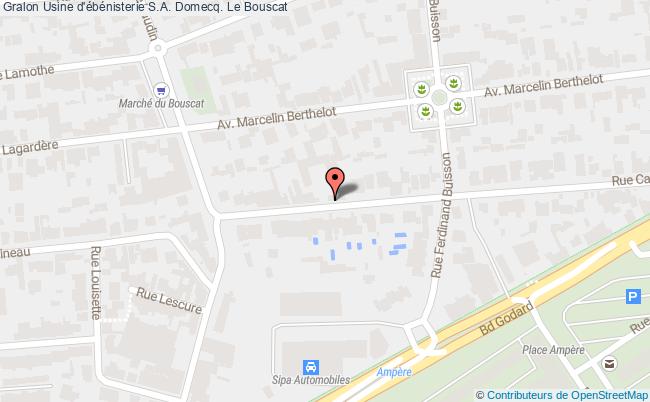 Usine d'ébénisterie S.A. Domecq.