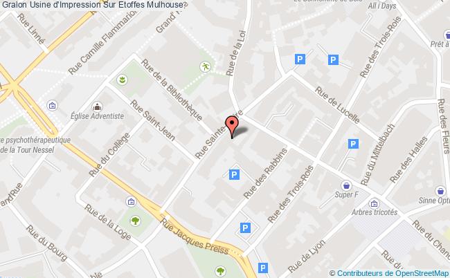 plan Usine D'impression Sur Etoffes Mulhouse Mulhouse