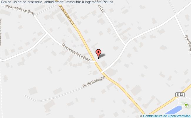 plan Usine De Brosserie, Actuellement Immeuble à Logements Plouha Plouha